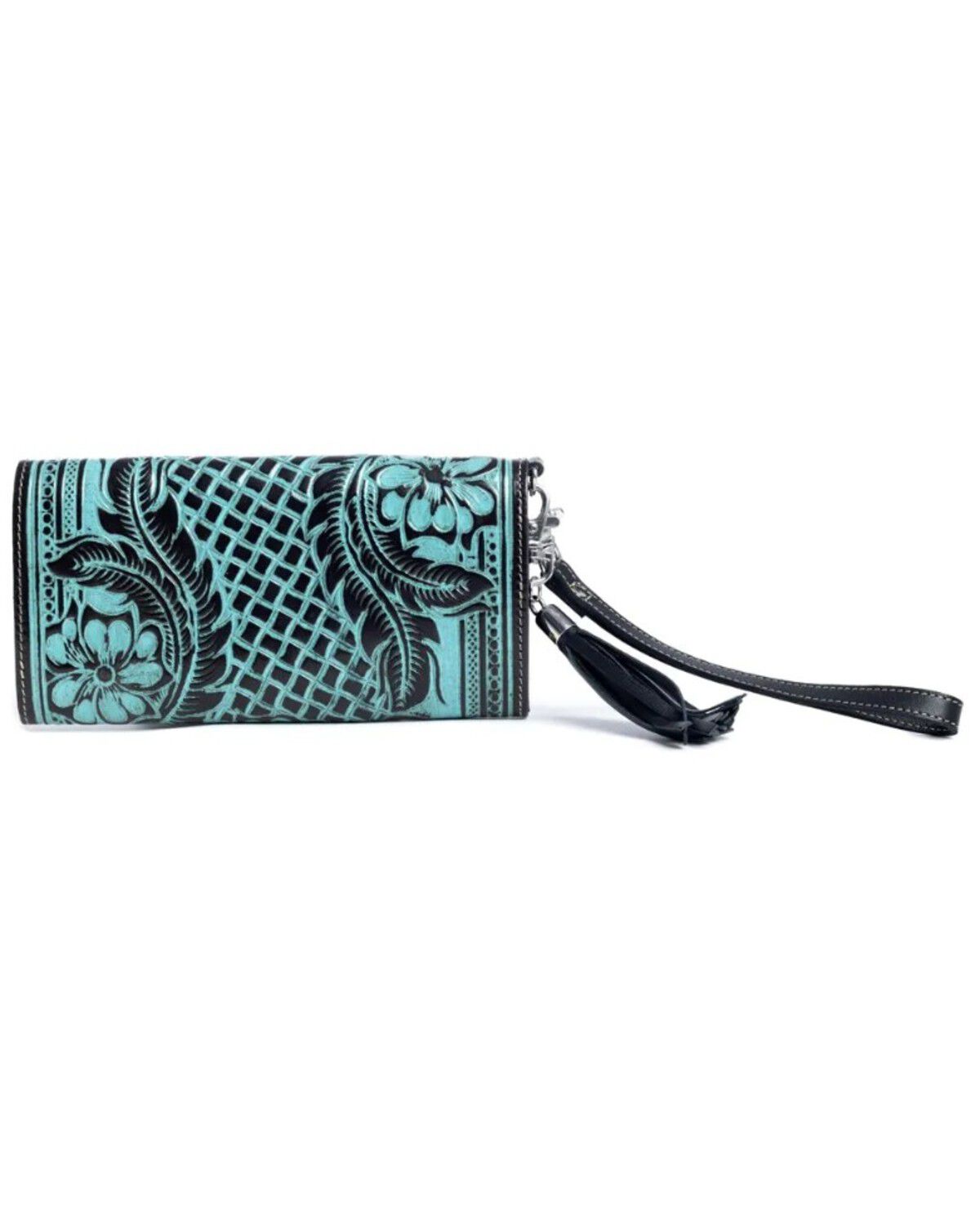 Image #2 - Myra Bag Women's Pinetop Canyon Deluxe Wallet, Turquoise, hi-res