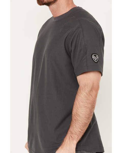 Image #3 - Hawx Men's UPF Short Sleeve Work T-Shirt, Charcoal, hi-res