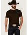 Image #3 - Rock & Roll Denim Men's Southwestern Circle Logo Short Sleeve Graphic T-Shirt, Dark Brown, hi-res