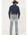 Image #3 - Rock & Roll Denim Men's Pistol Light Wash Straight Leg Denim Jeans, Light Wash, hi-res