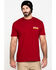 Image #1 - Ariat Men's Rebar Cotton Strong Roughneck Graphic Work T-Shirt , Red, hi-res