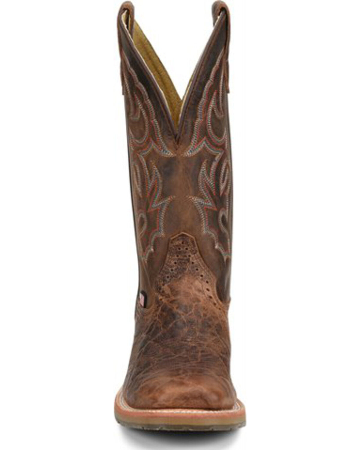 Image #4 - Double H Men's Harshaw Western Work Boots - Soft Toe, , hi-res