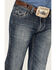 Image #4 - Rock & Roll Denim Men's Pistol Medium Vintage Wash Straight Jeans, Medium Wash, hi-res