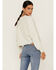 Image #3 - Shyanne Women's Oat French Terry Side Detail Top, Oatmeal, hi-res