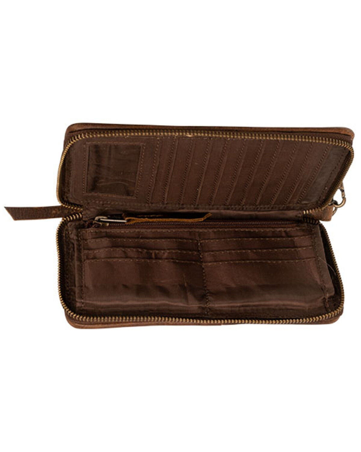 Image #3 - STS Ranchwear by Carroll Women's Chaynee Mountain Bifold Wallet, Brown, hi-res