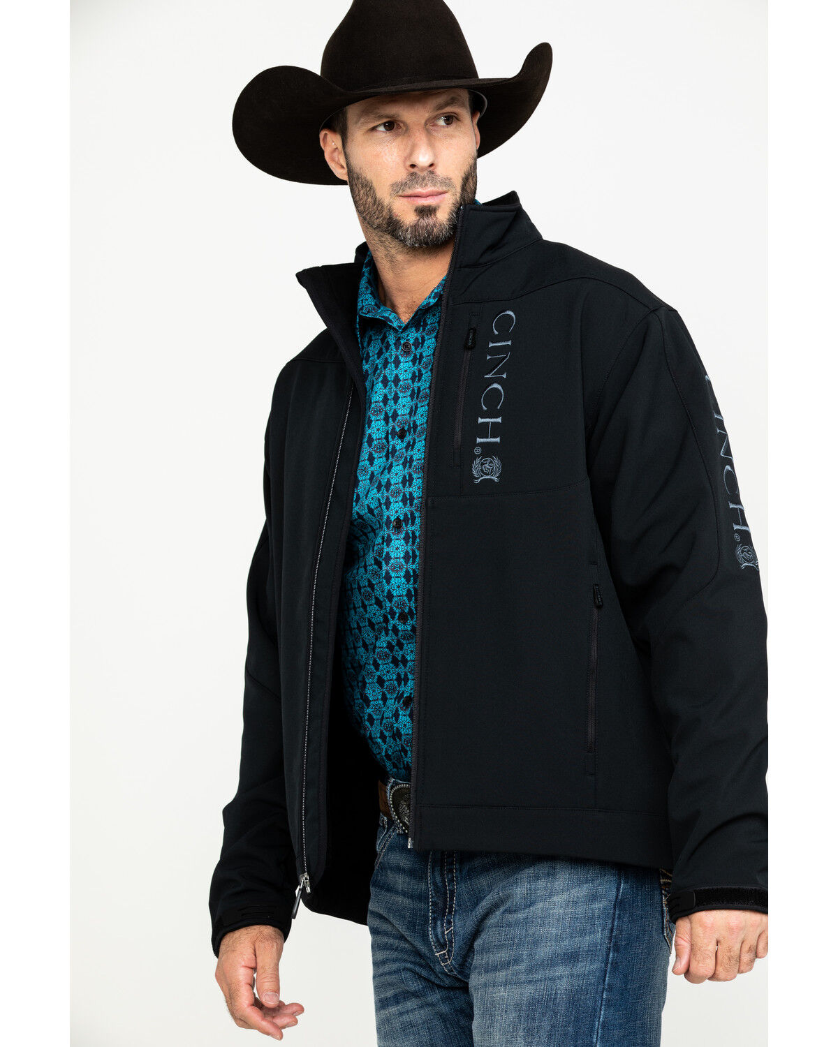 Image #1 - Cinch Men's Black 3XL Bonded Jacket - Big, , hi-res