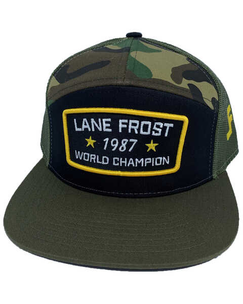 Image #1 - Lane Frost Men's Rifle Military Camo Ball Cap , Camouflage, hi-res