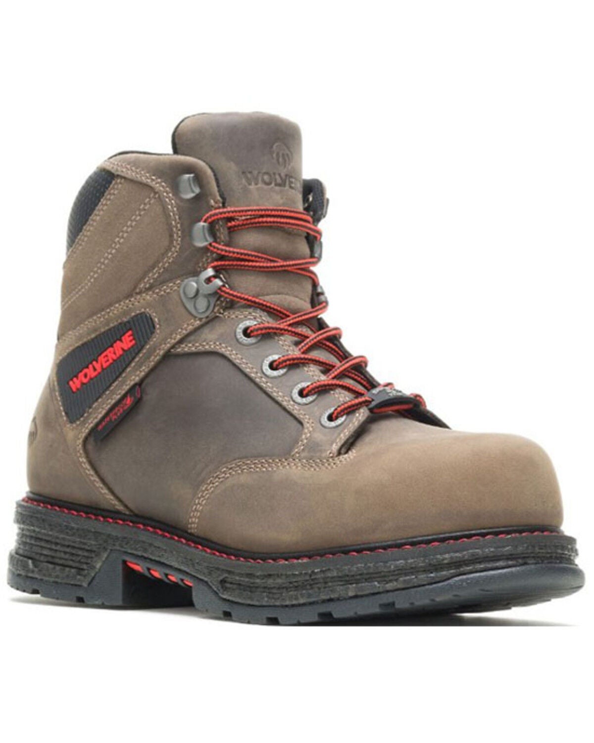 Wolverine Men's Hellcat Work Boots - Composite Toe, Charcoal, hi-res