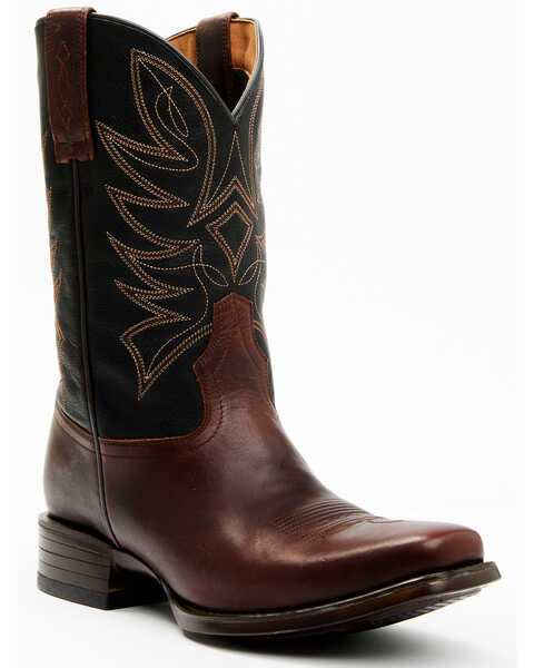 Cody James Men's Hoverfly Western Performance Boots - Square Toe, Brown, hi-res