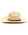 Larry Mahan 30X Lawton Palm Straw Cowboy Hat, Tan, hi-res