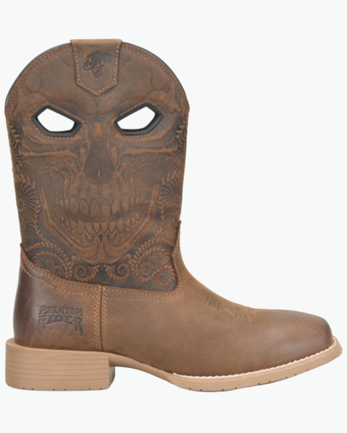 Double H Men's Requiem Performance Western Boots - Broad Square Toe, Brown, hi-res