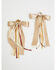 Image #1 - Shyanne Women's Crochet Boot Bows - 2 Piece, Brown, hi-res