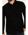 Image #3 - Cody James Men's Solid Long Sleeve Snap Denim Western Shirt - Tall, Black, hi-res