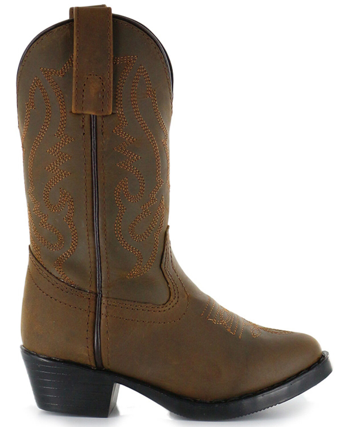 Image #2 - Cody James Boys' Brown Western Boots - Round Toe, Brown, hi-res