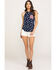 Others Follow Women's Stars N Stripes Top , Red/white/blue, hi-res