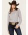 Image #1 - Cinch Women's ARENAFLEX® Striped Long Sleeve Button-Down Western Core Shirt, Multi, hi-res