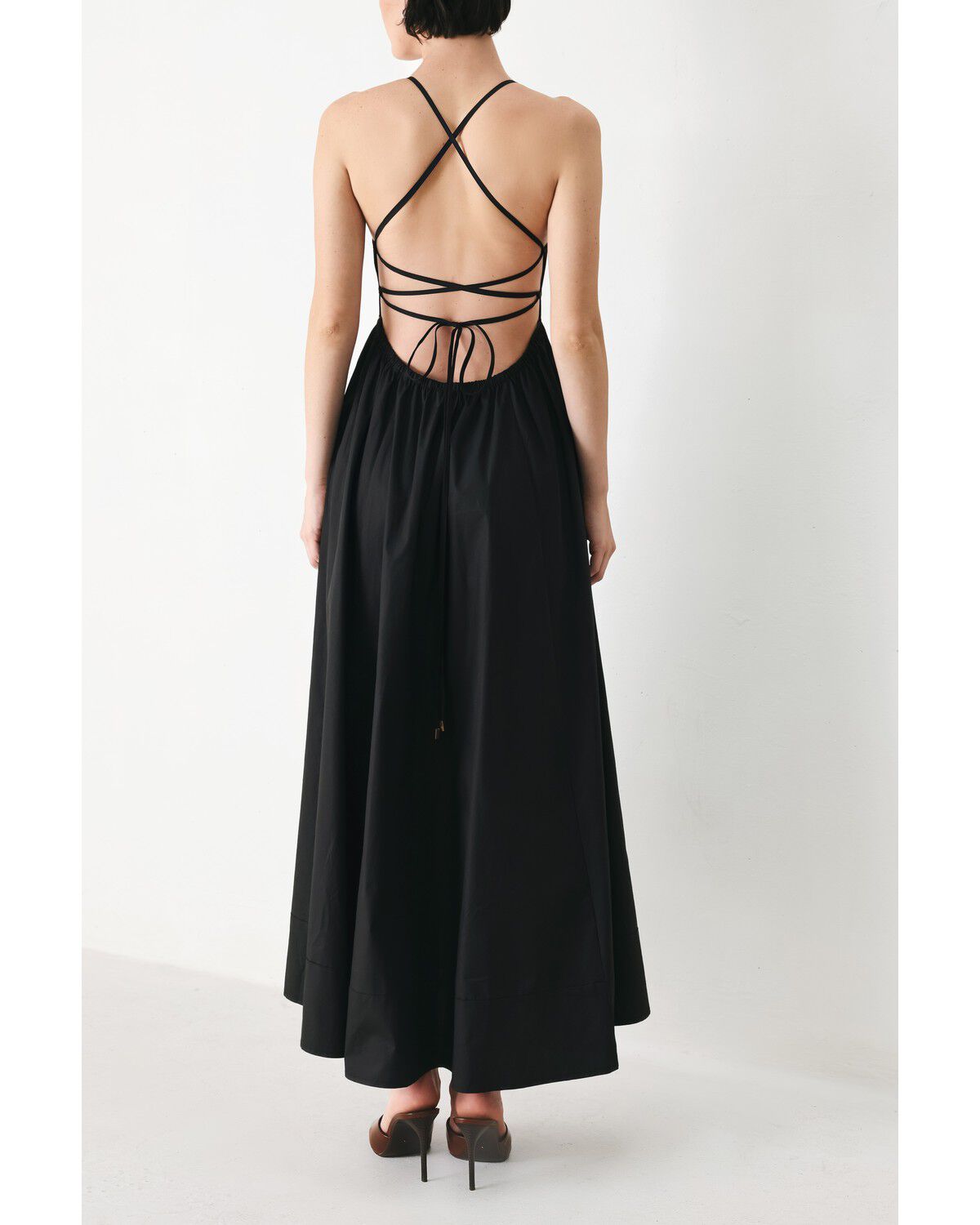 Image #4 - Flying Tomato Women's Pure Line Woven Midi Dress, Black, hi-res