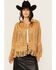 Image #1 - STS Ranchwear by Carroll Women's Suede Fringe Elsa Jacket, Camel, hi-res