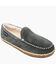 Image #1 - Minnetonka Men's Gray Tilden Slippers - Moc Toe, Grey, hi-res