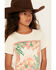 Image #2 - Wrangler Girls' Logo Desert Short Sleeve Graphic Tee, White, hi-res