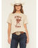Image #1 - Kimes Ranch Women's Bronco Logo Short Sleeve Graphic Tee, Sand, hi-res