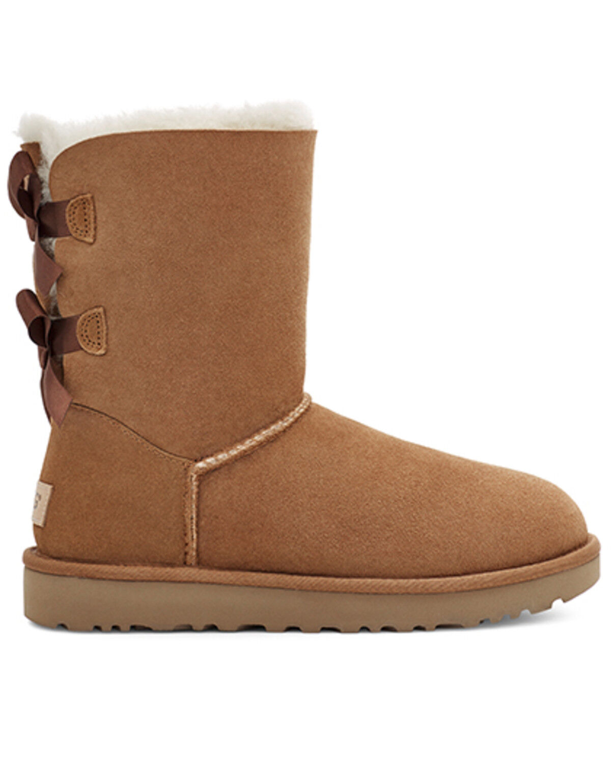 Image #2 - UGG Women's Bailey Bow II Boots, Chestnut, hi-res