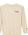 Image #2 - Wrangler Men's FR 47 Longhorn Skull Long Sleeve Graphic T-Shirt - Big, Sand, hi-res
