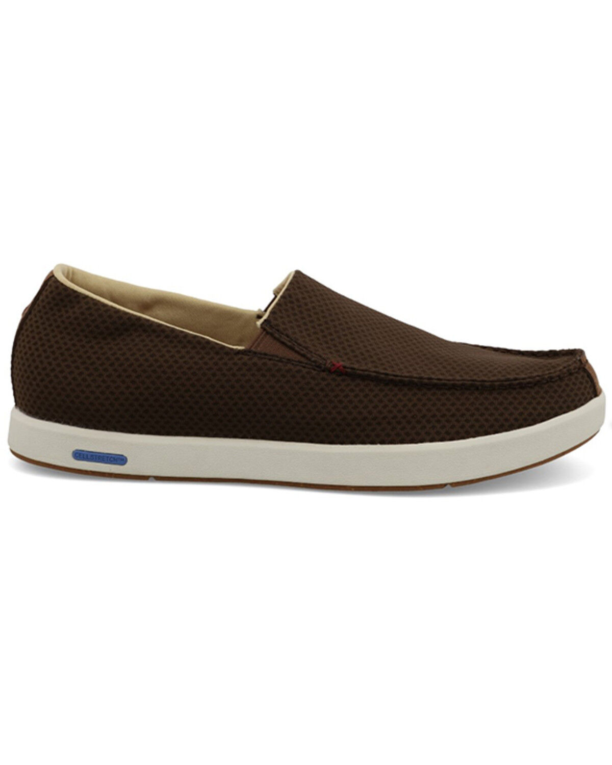 Image #2 - Twisted X Men's Ultralite X™ Slip-On Driving Shoes - Moc Toe, Brown, hi-res