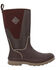 Image #2 - Muck Boots Women's Originals Tall Fleece Boots - Round Toe, Dark Brown, hi-res
