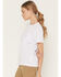 Image #2 - Carhartt Women's Relaxed Fit Lightweight Short Sleeve Pocket Tee, Lavender, hi-res