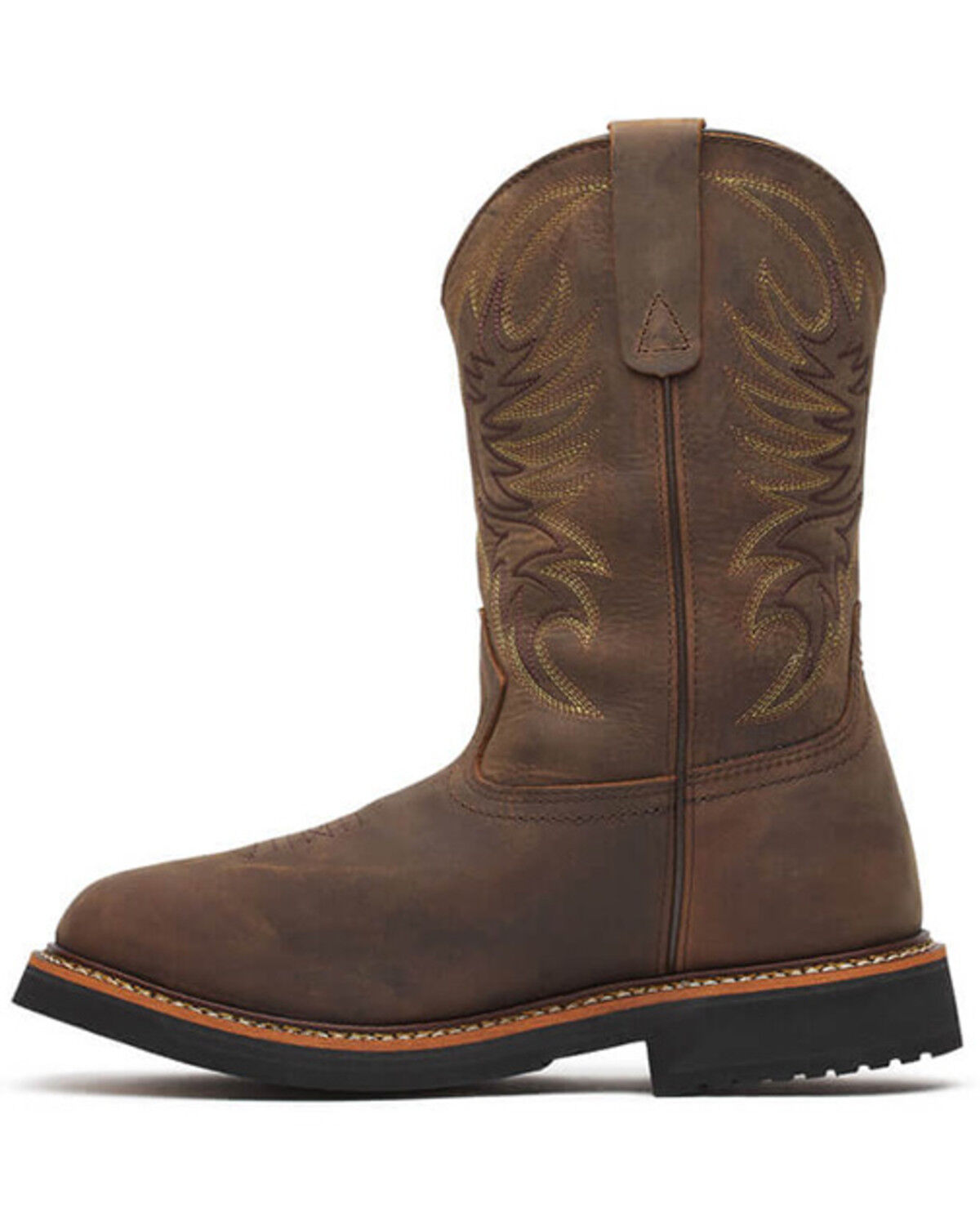 Image #3 - Thorogood Men's 11" Waterproof Wellington Work Boots - Composite Toe, Brown, hi-res
