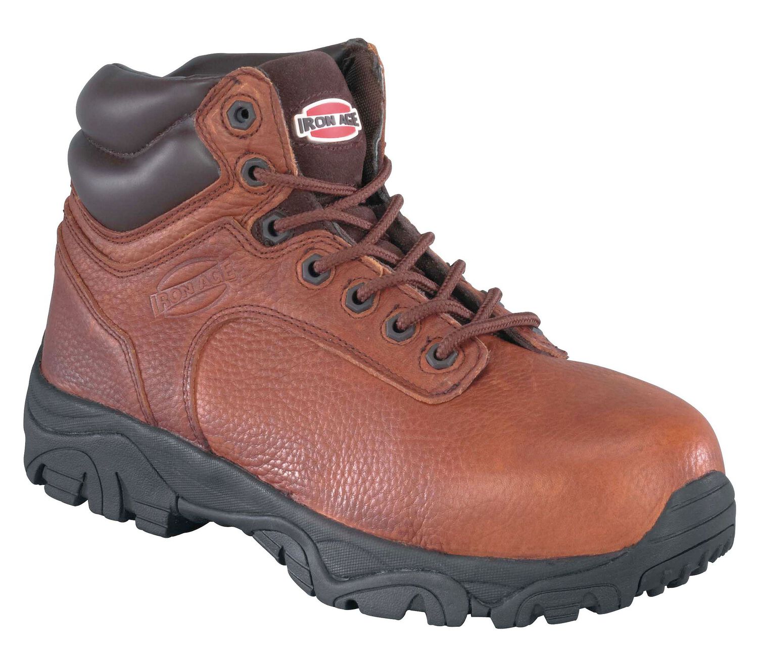 Image #1 - Iron Age Men's Trencher Non-Metallic Work Boots - Composite Toe, Brown, hi-res