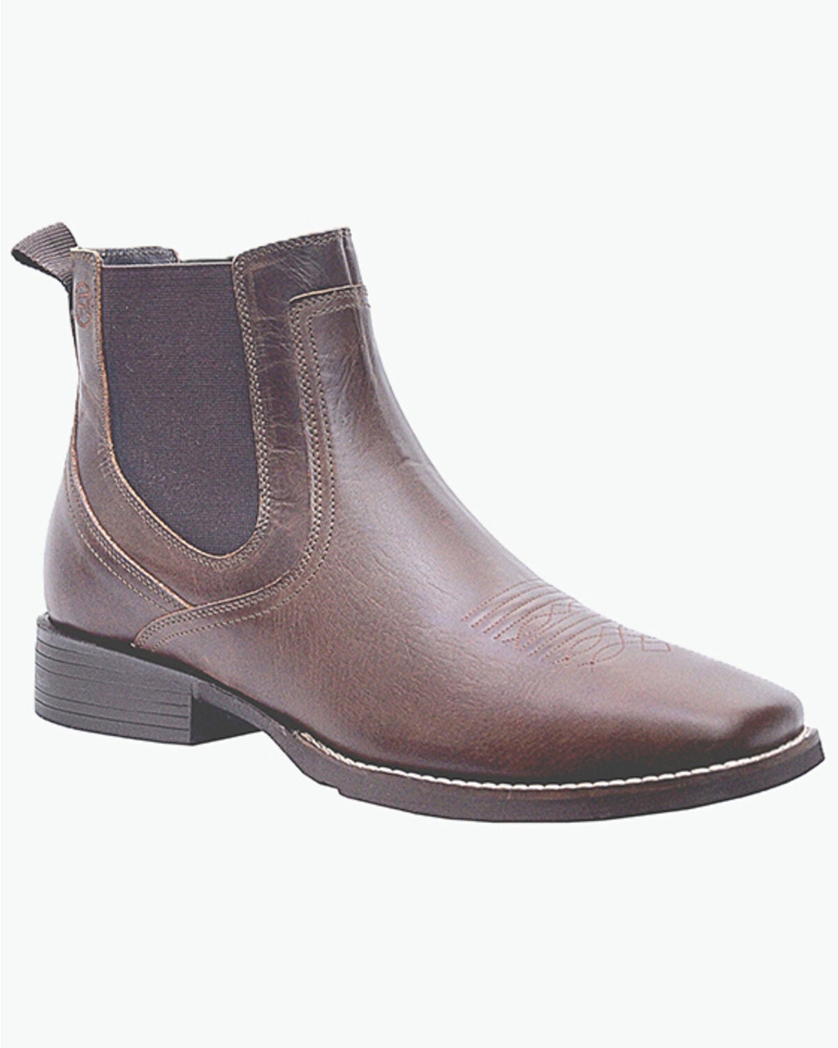 Roper Men's Magnum Chelsea Ankle Boots - Broad Square Toe, Brown, hi-res