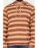 Image #3 - Pendleton Men's Driftwood Striped Print Hooded Sweatshirt, Tan, hi-res