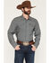Image #1 - Kimes Ranch Men's Quentin COOLMAX&reg; Striped Print Long Sleeve Snap Stretch Western Shirt, Navy, hi-res
