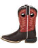 Durango Boys' Lil Rebel Pro Western Boots - Square Toe, Brown, hi-res
