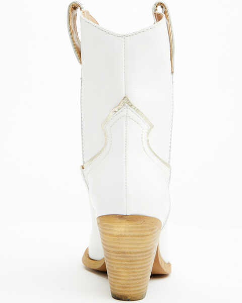 Image #5 - Golo Women's Silverado Western Boots - Snip Toe, White, hi-res