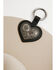 Image #3 - Boot Barn Winslow Heart Concho Magnetic Hat Clip Keychain, Black, hi-res