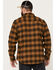 Image #4 - Dakota Grizzly Men's Briggs Button Down Plaid Print Western Flannel Shirt, Gold, hi-res