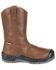 Rocky Men's Worksmart Internal Met Guard Western Work Boots - Composite Toe, Brown, hi-res