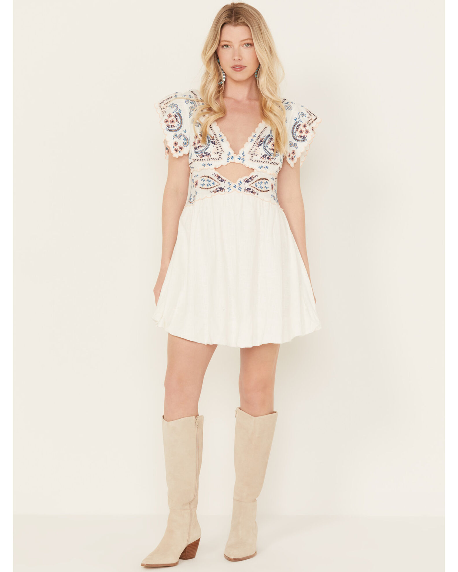 Free people discount white short dress