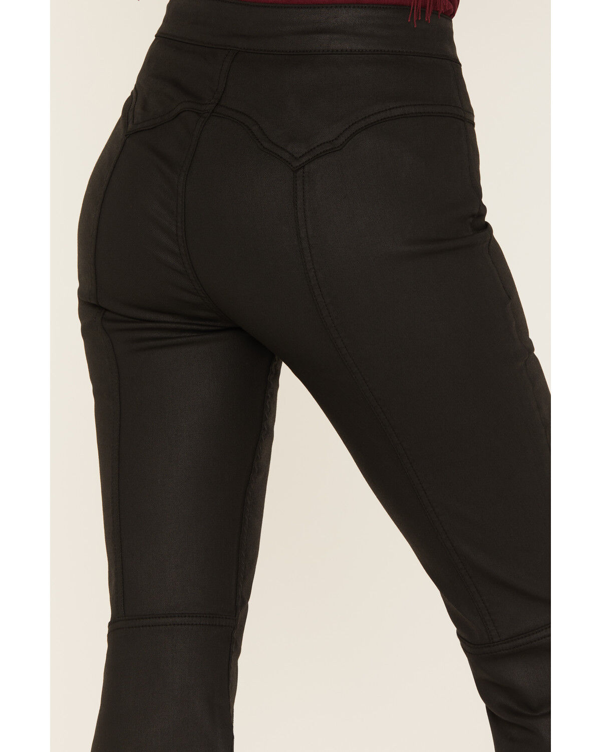 Image #4 - Idyllwind Women's Legend High Rise Bootcut Stretch Jeans, Black, hi-res
