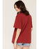 Image #4 - People of Leisure Women's Waylon Jennings Oversized Short Sleeve Graphic Tee, Rust Copper, hi-res