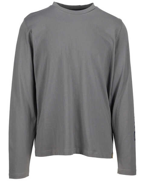 Image #2 - Browning Men's Solid Logan Logo Graphic Lightweight Long Sleeve T-Shirt , Grey, hi-res