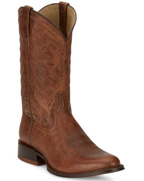 Tony Lama Men's Lenado Western Boots - Medium Toe, Tan, hi-res