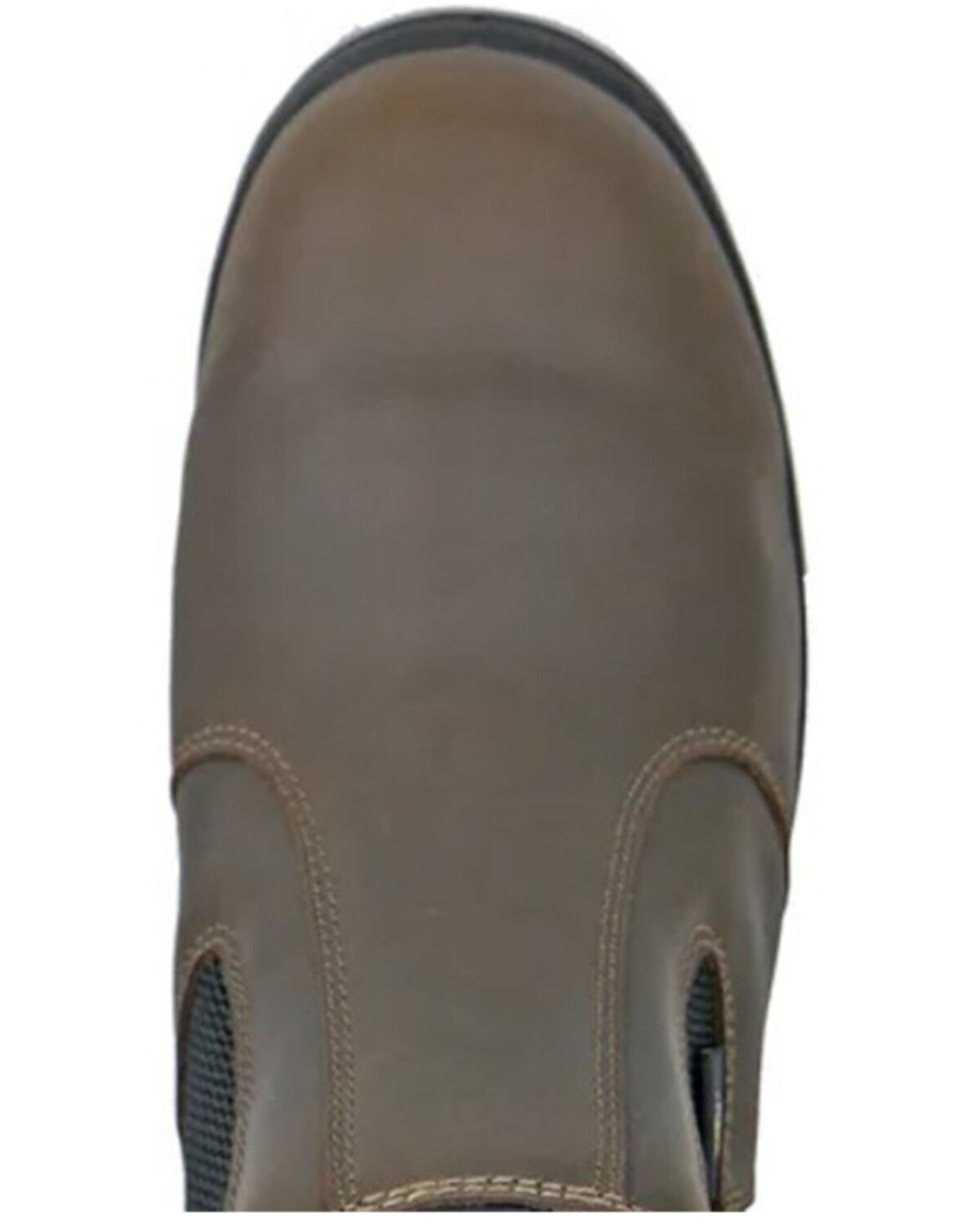 Image #6 - Hoss Men's Met Guard Waterproof Cheslea Work Boots - Composite Toe, Brown, hi-res