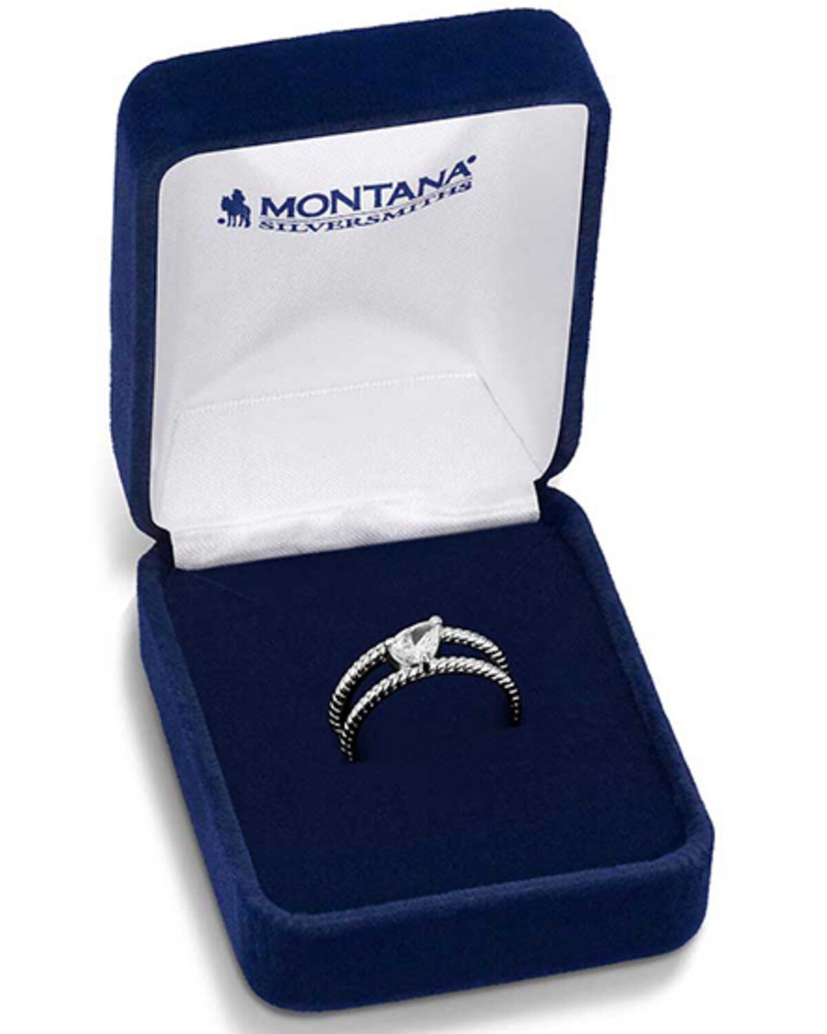 Montana Silversmiths Women's Wandering Trail Ring, Silver