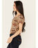 Image #2 - Idyllwind Women's Slaydon Tapestry Print Short Sleeve Shirt, Lt Brown, hi-res