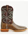 Image #2 - Dan Post Men's Exotic Python Belly Western Boots - Broad Square Toe, Taupe, hi-res
