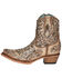Image #2 - Corral Women's Overlay Western Booties - Snip Toe, Tan, hi-res